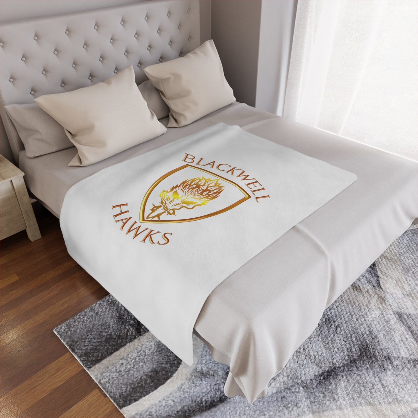 Blackwell Hawks Minky Blanket