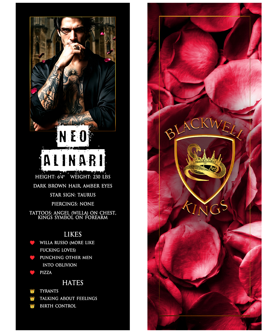 Kings Bookmarks Set of 3: Oscar, Rock, and Neo