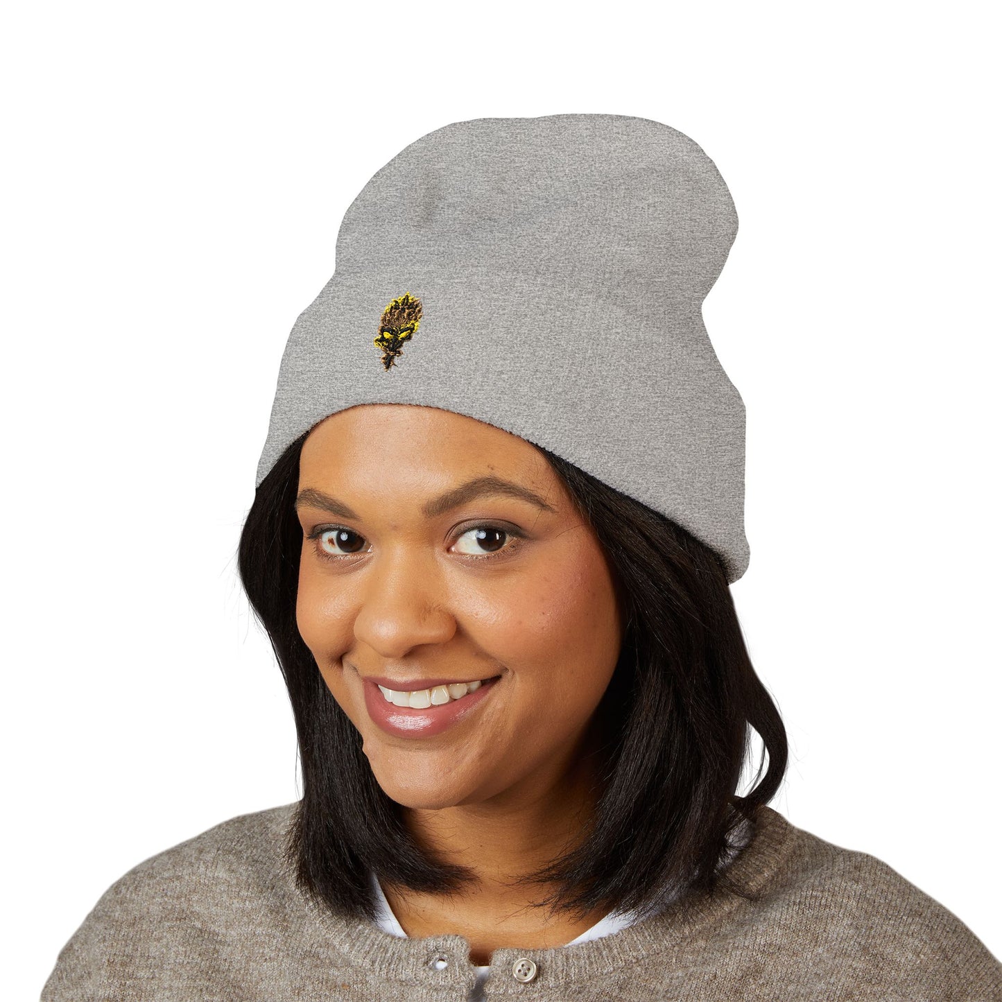 Blackwell Hawks Embroidered Cuffed Beanie — Classic Knit Hat