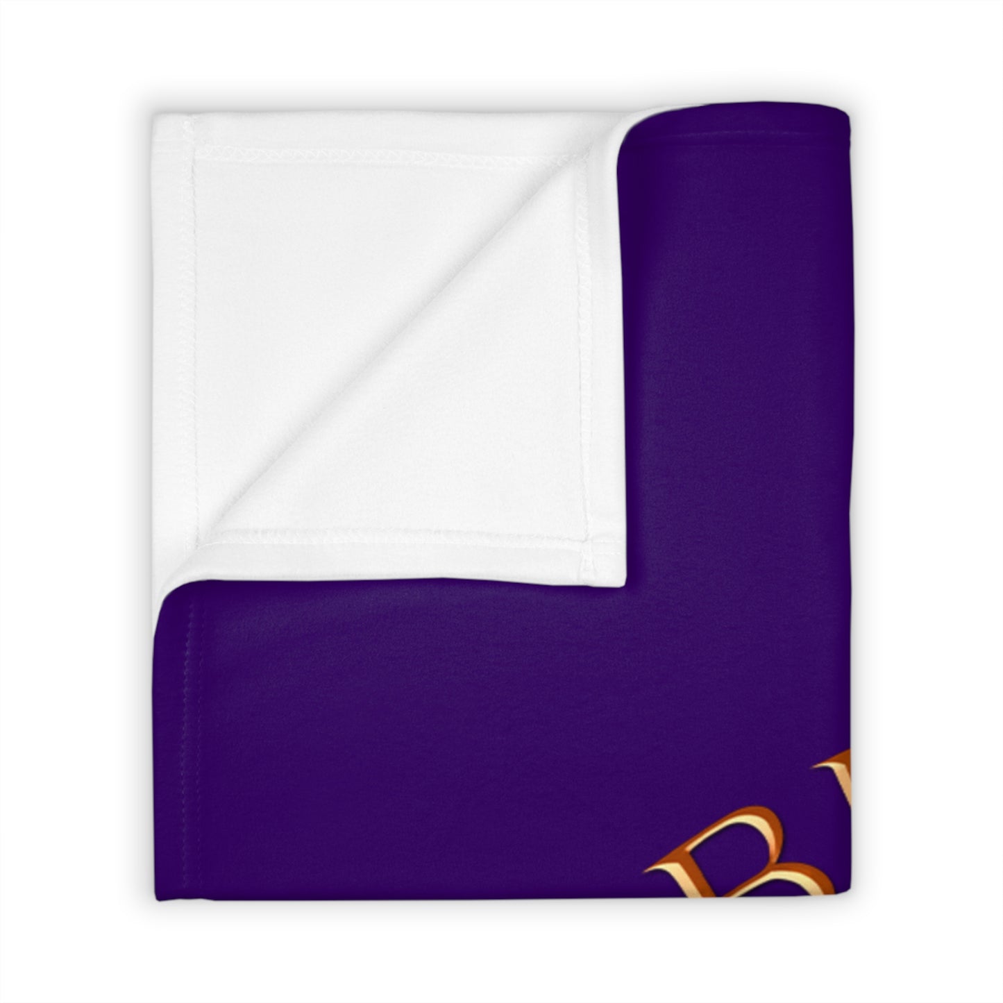 Blackwell Hawks Throw Blanket - Purple
