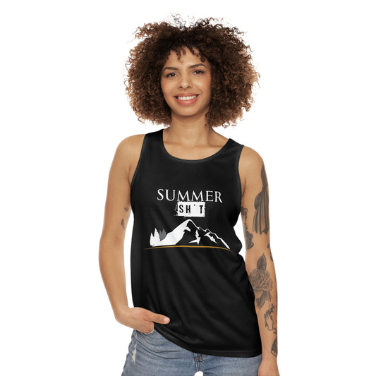 Black Unisex Summer Sh*t Tank Top - up to size 4XL!