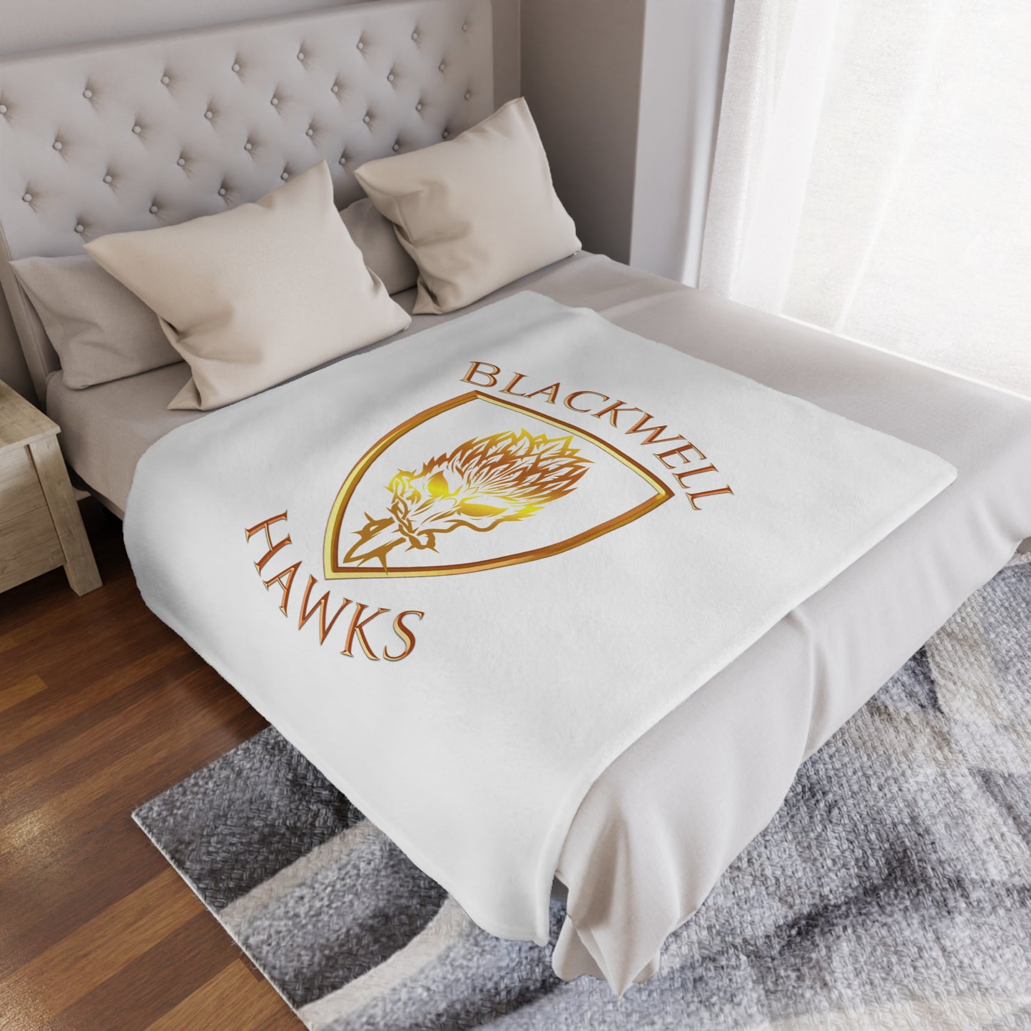 Blackwell Hawks Minky Blanket