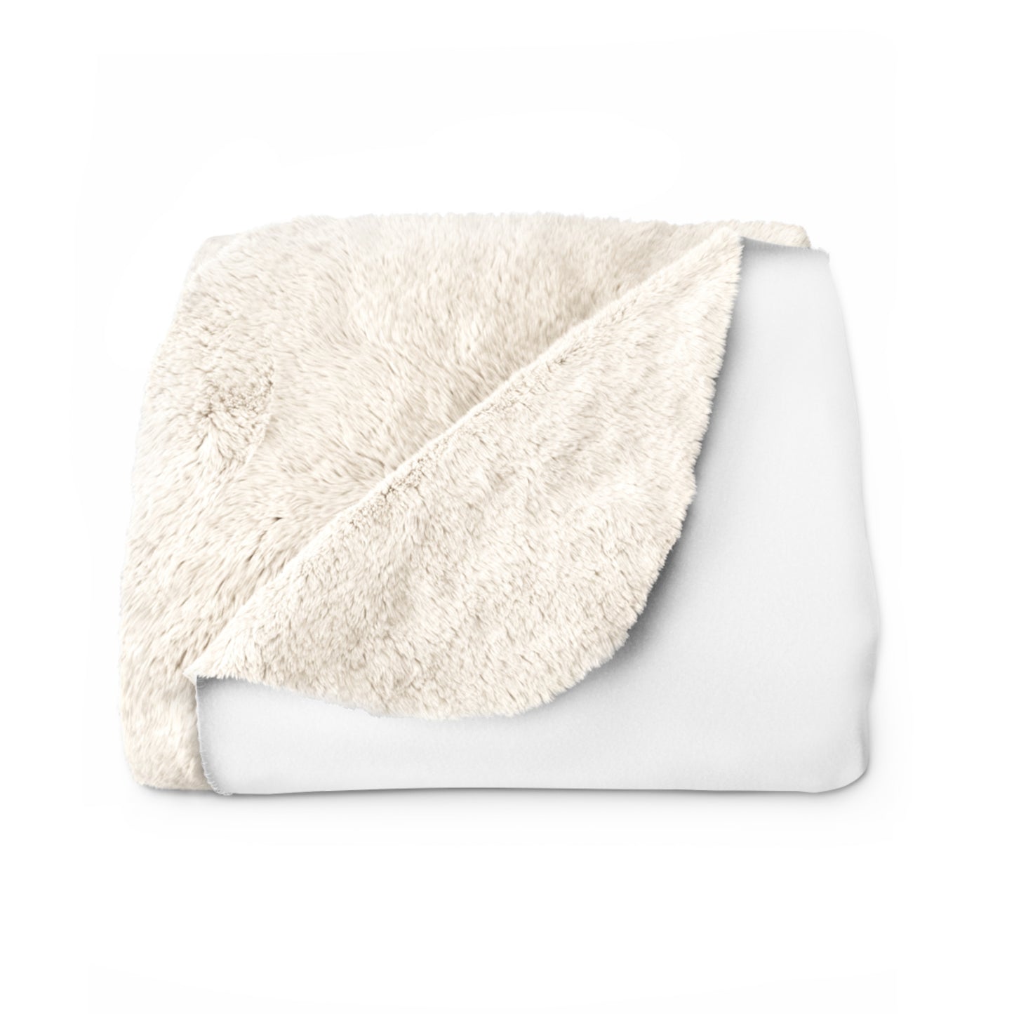 Beasts Sherpa Fleece Blanket - White