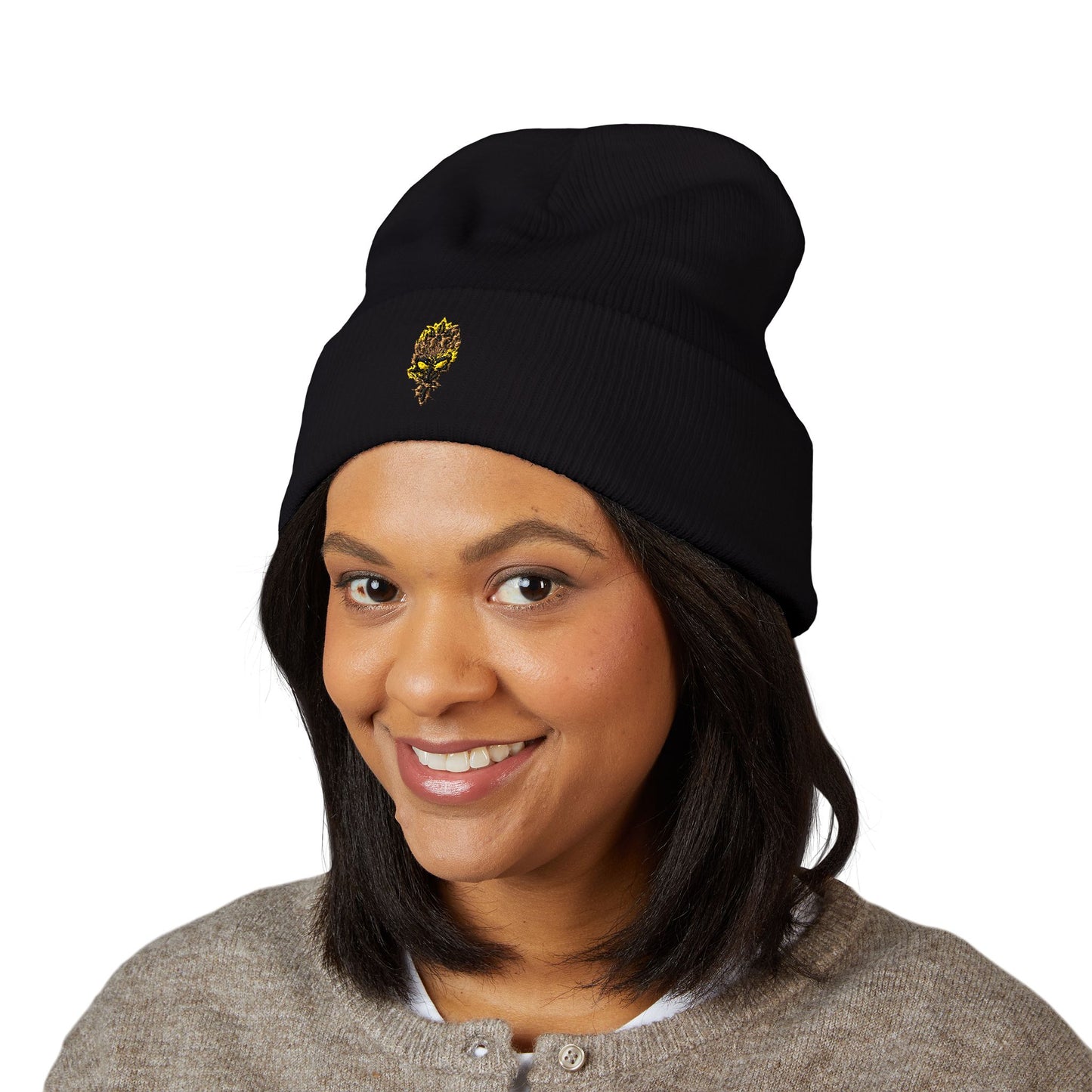 Blackwell Hawks Embroidered Cuffed Beanie — Classic Knit Hat