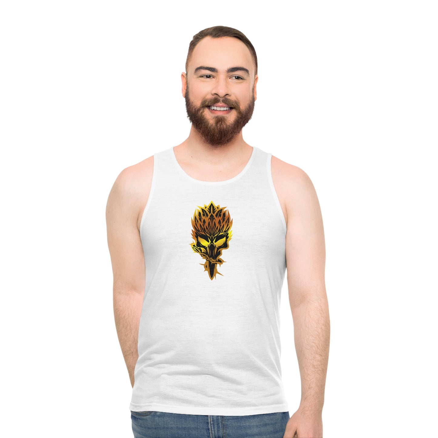 Blackwell Hawks White Unisex Tank Top - up to size 4XL!