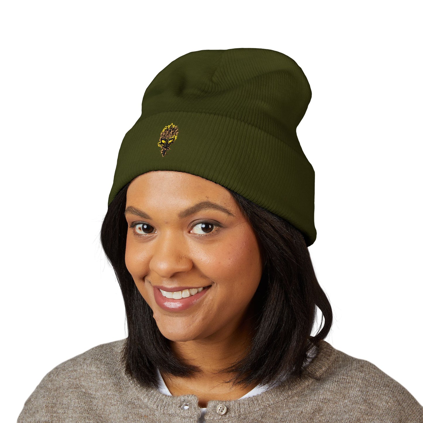 Blackwell Hawks Embroidered Cuffed Beanie — Classic Knit Hat