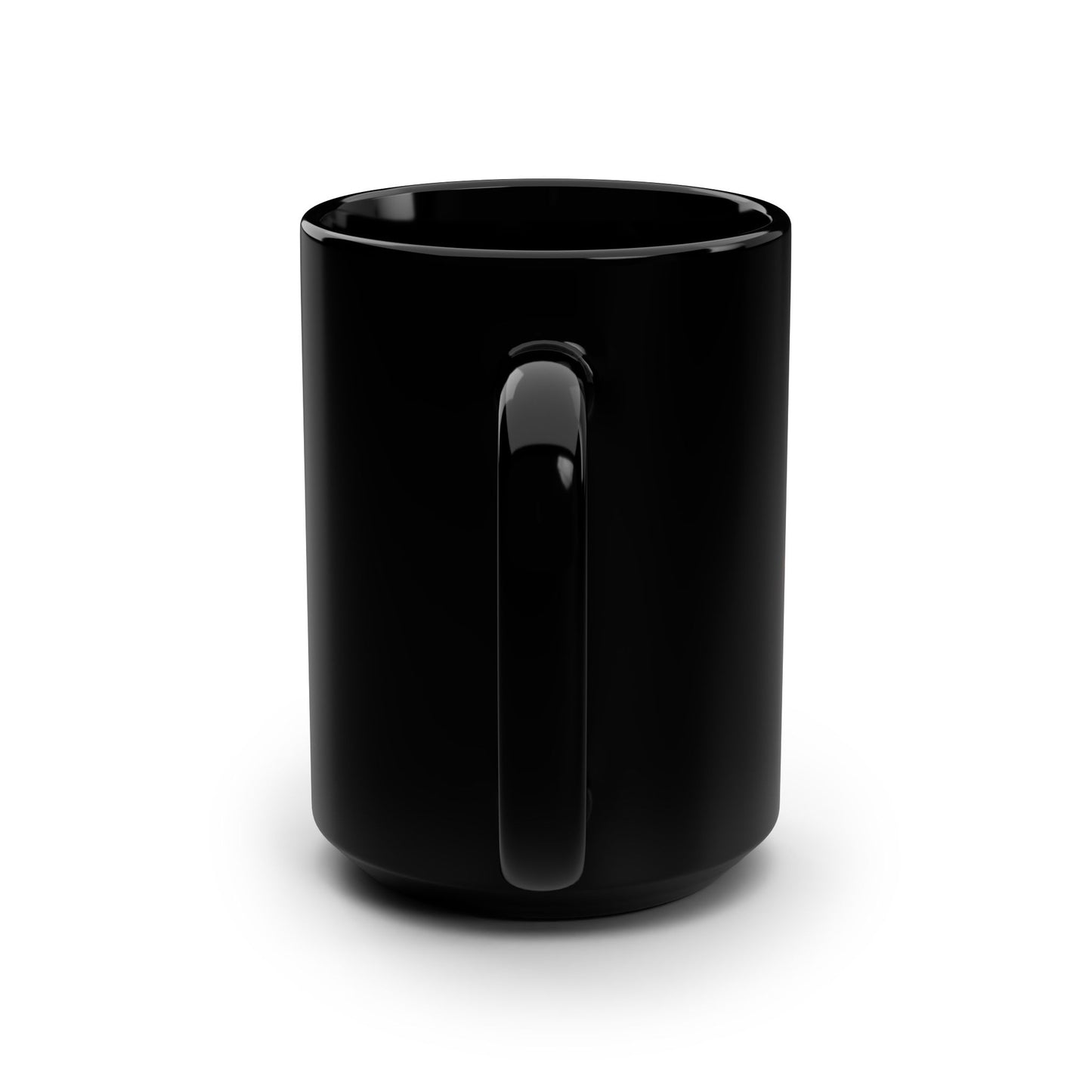 Kings Black Ceramic Mug, 15oz
