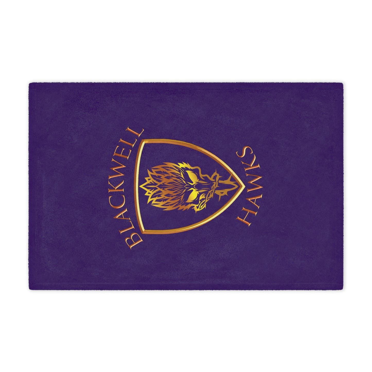 Blackwell Hawks Minky Blanket - Purple