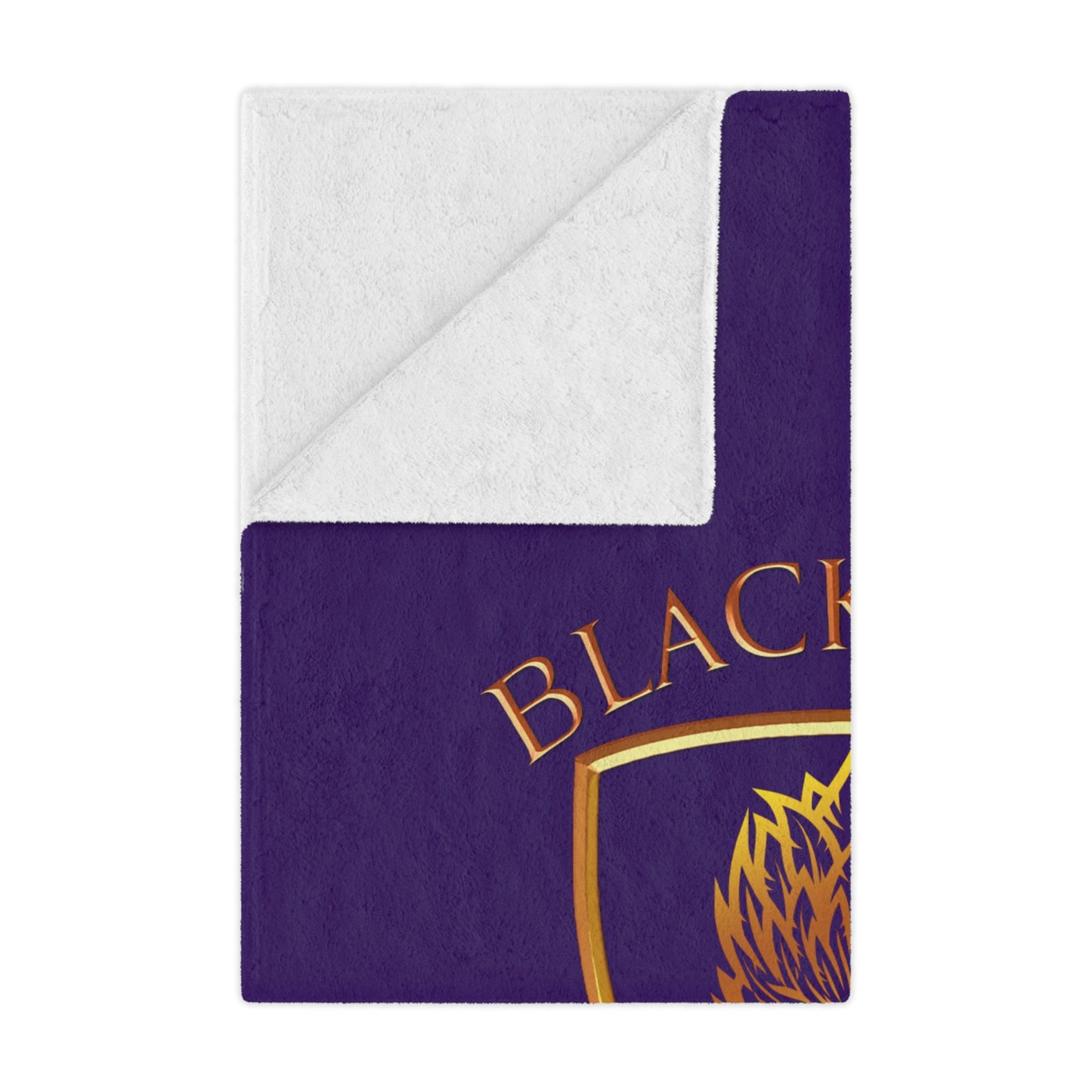 Blackwell Hawks Minky Blanket - Purple