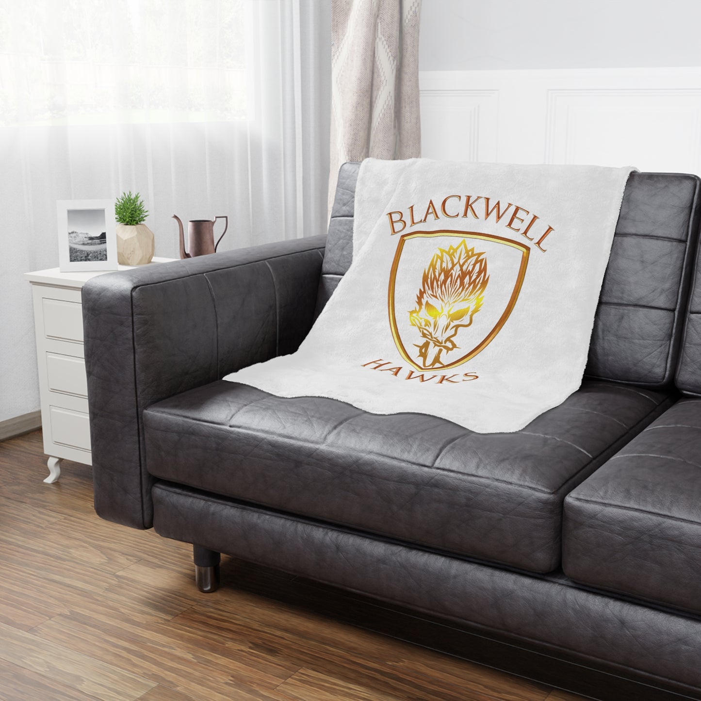 Blackwell Hawks Minky Blanket