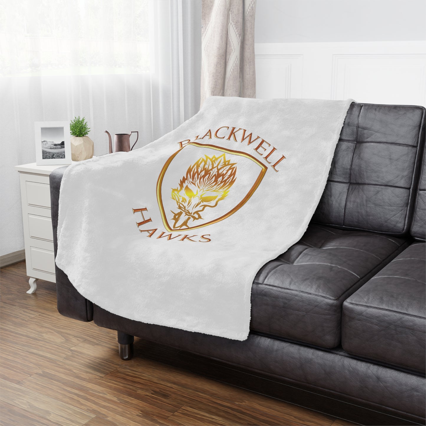 Blackwell Hawks Minky Blanket