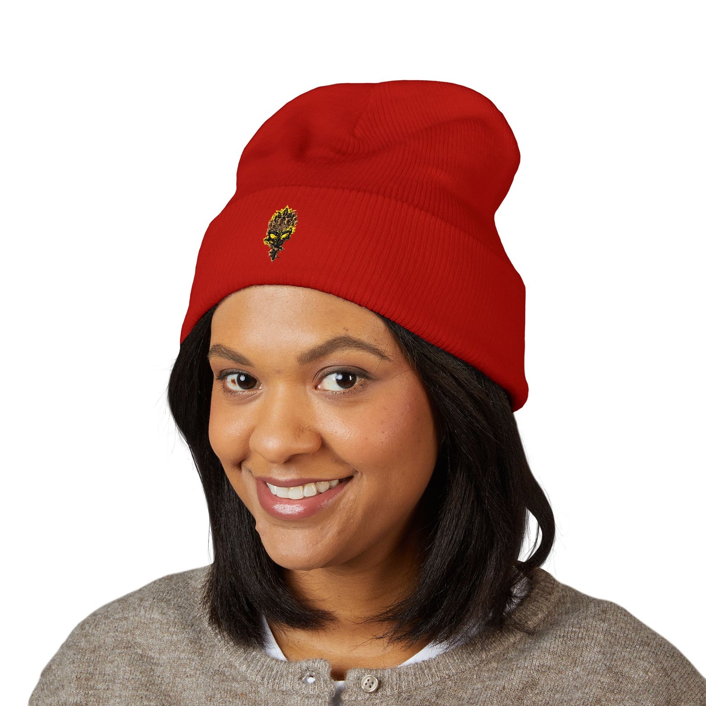 Blackwell Hawks Embroidered Cuffed Beanie — Classic Knit Hat