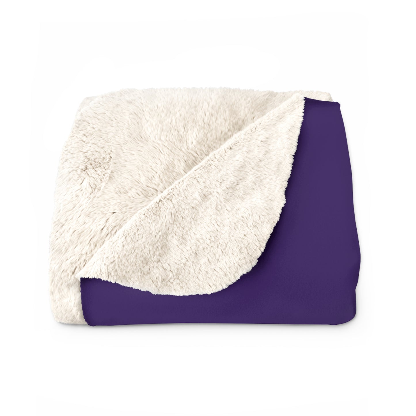 Blackwell Hawks Sherpa Fleece Blanket - Dark Purple