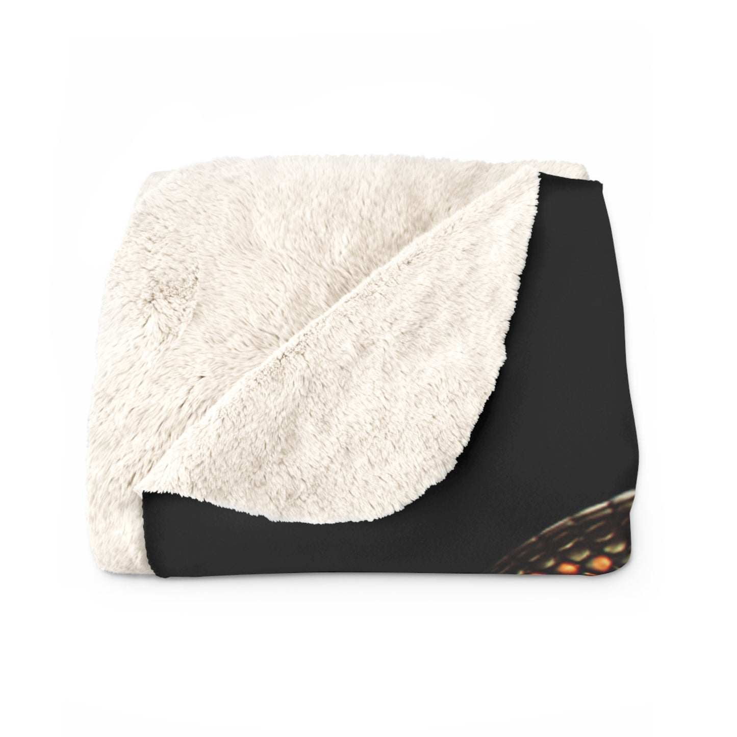 Kings Sherpa Fleece Blanket - Black