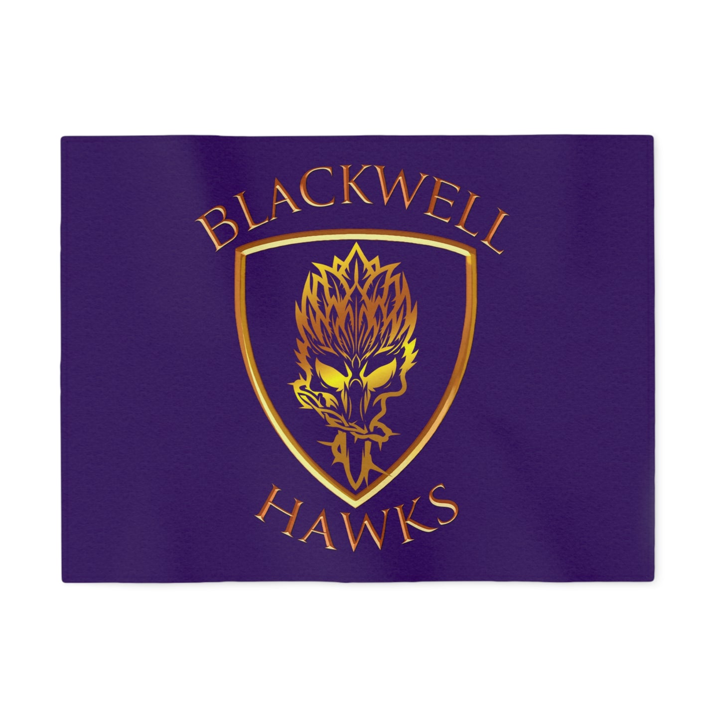 Blackwell Hawks Sweatshirt Blanket - Purple