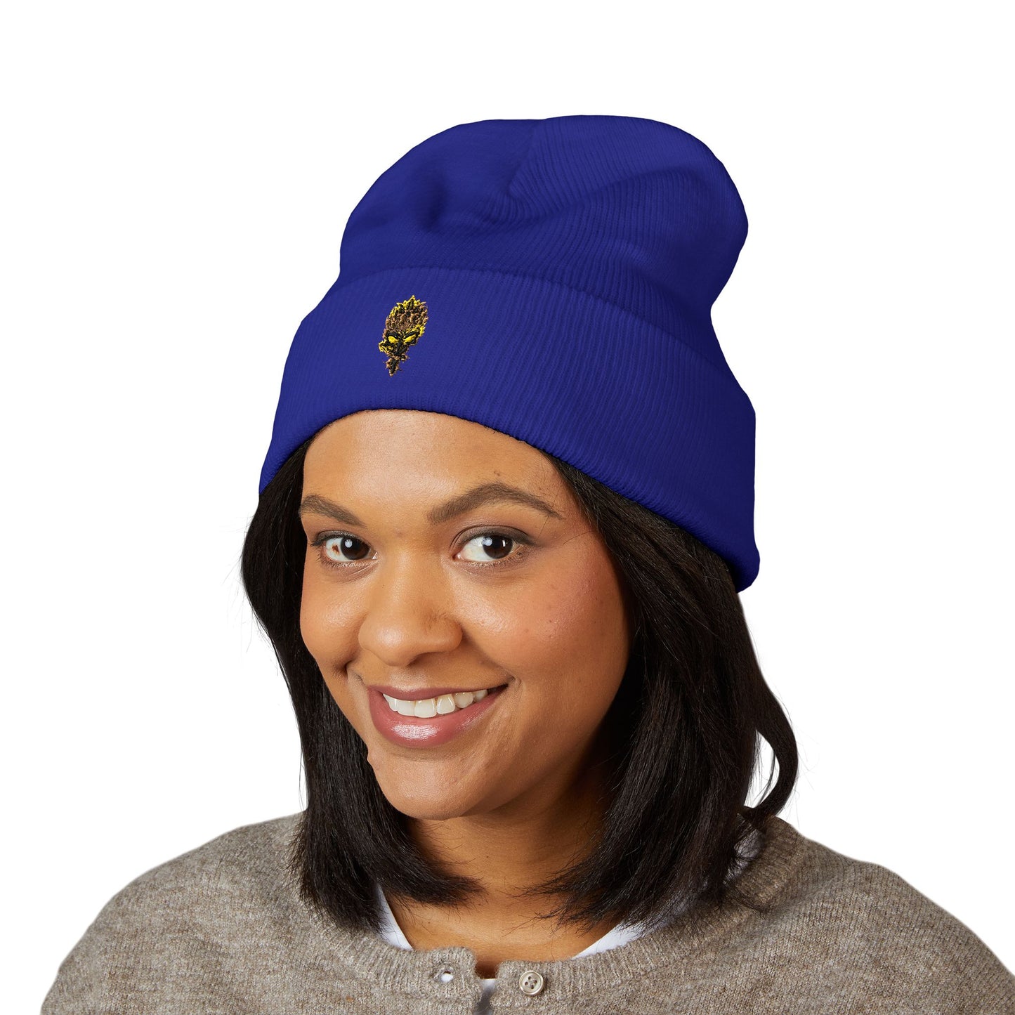 Blackwell Hawks Embroidered Cuffed Beanie — Classic Knit Hat