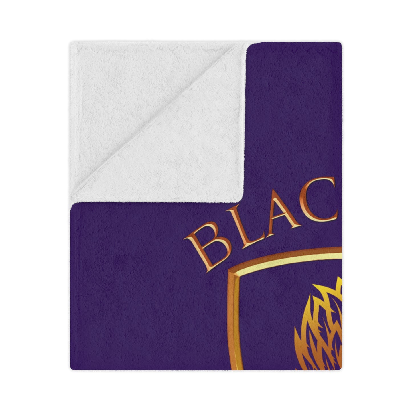 Blackwell Hawks Minky Blanket - Purple