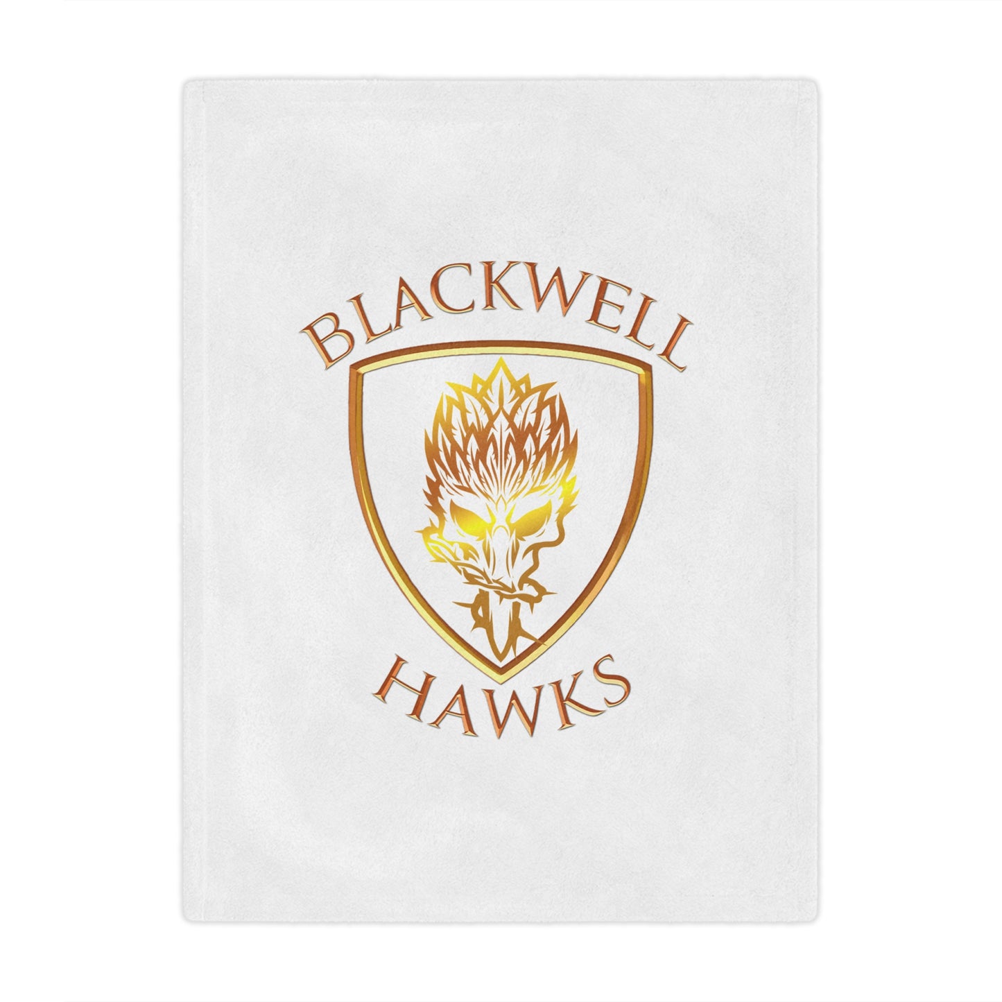 Blackwell Hawks Minky Blanket