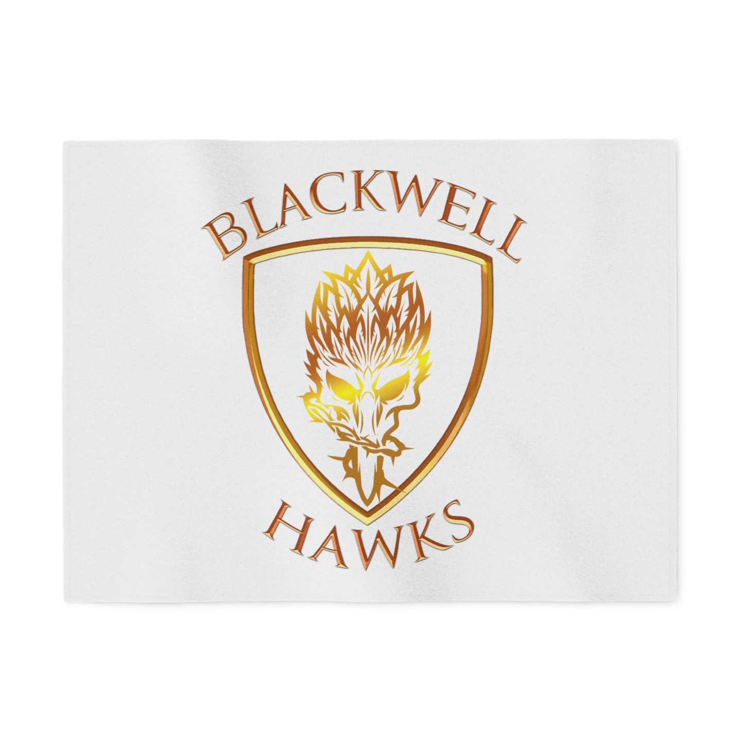 Blackwell Hawks Sweatshirt Blanket - White