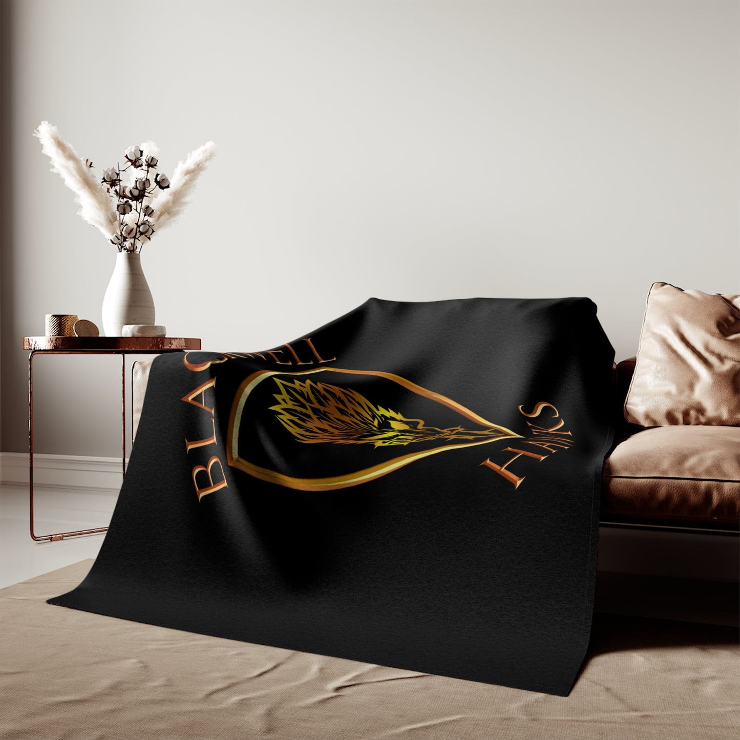 Blackwell Hawks Sweatshirt Blanket - Black