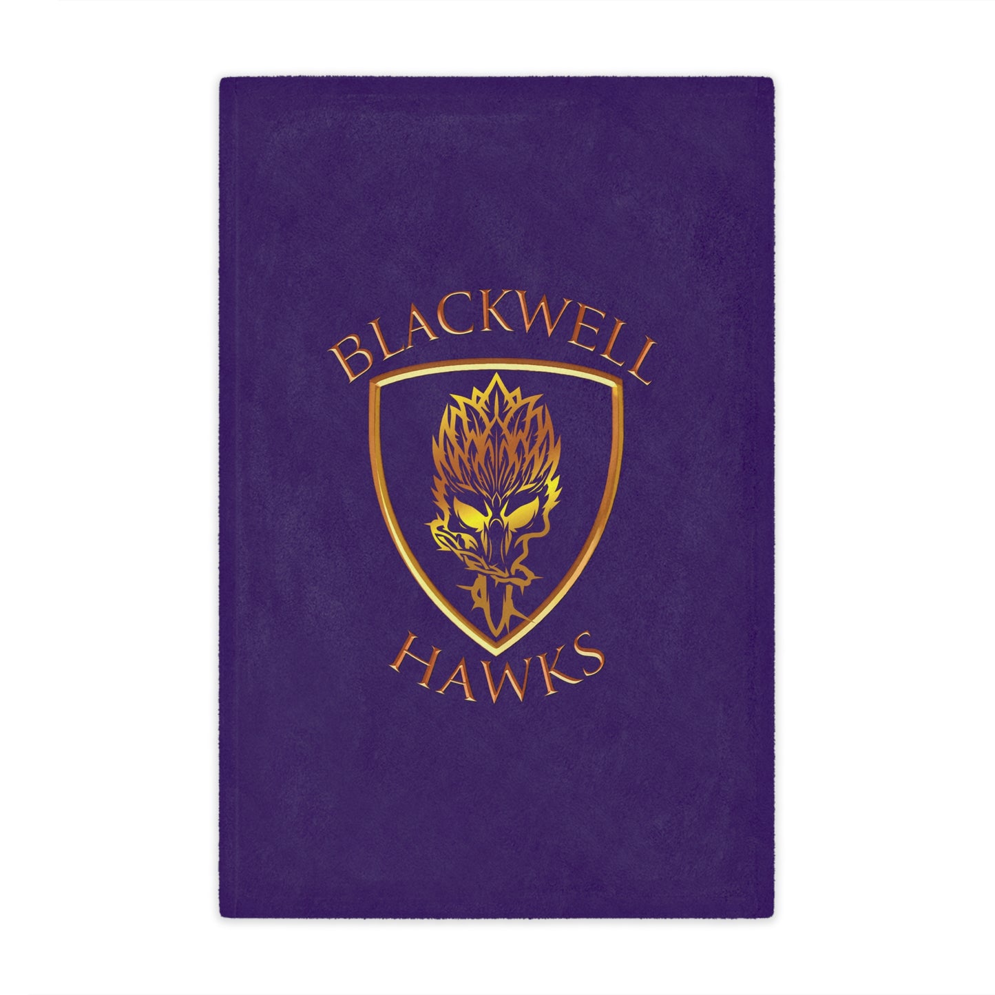 Blackwell Hawks Minky Blanket - Purple