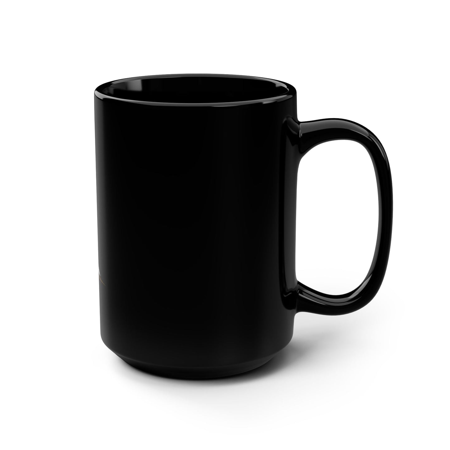 Summer Shit Black Ceramic Mug, 15oz