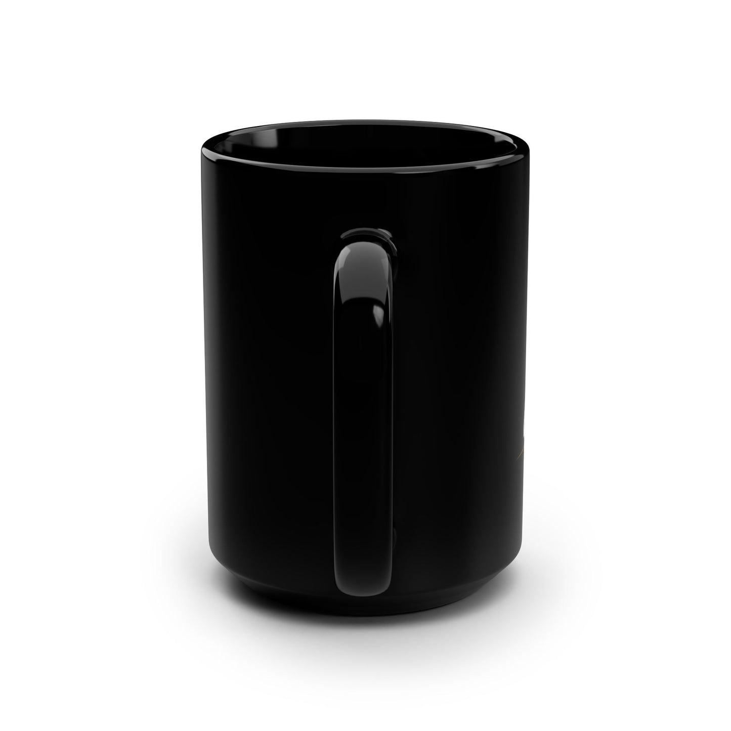 Summer Shit Black Ceramic Mug, 15oz