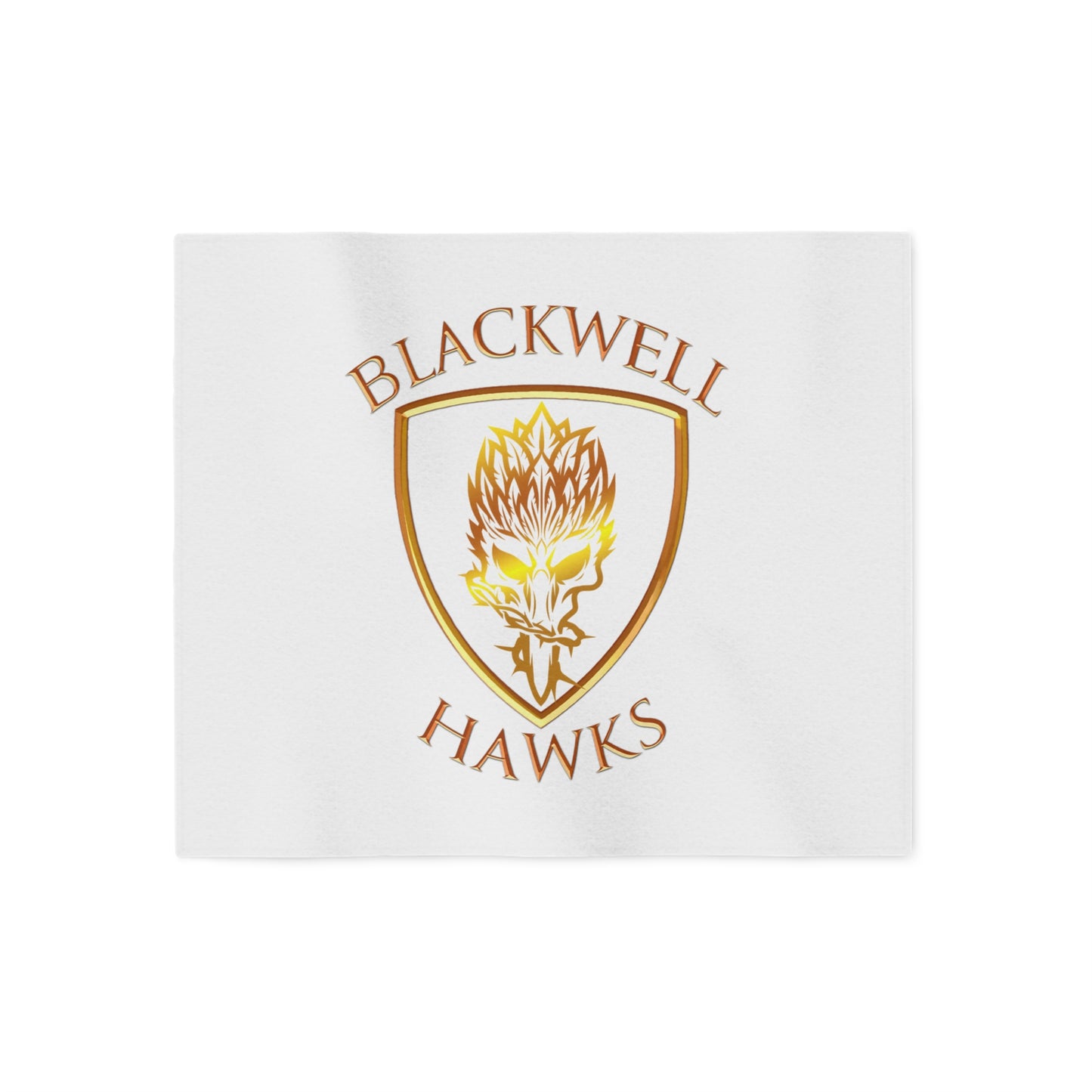 Blackwell Hawks Sweatshirt Blanket - White