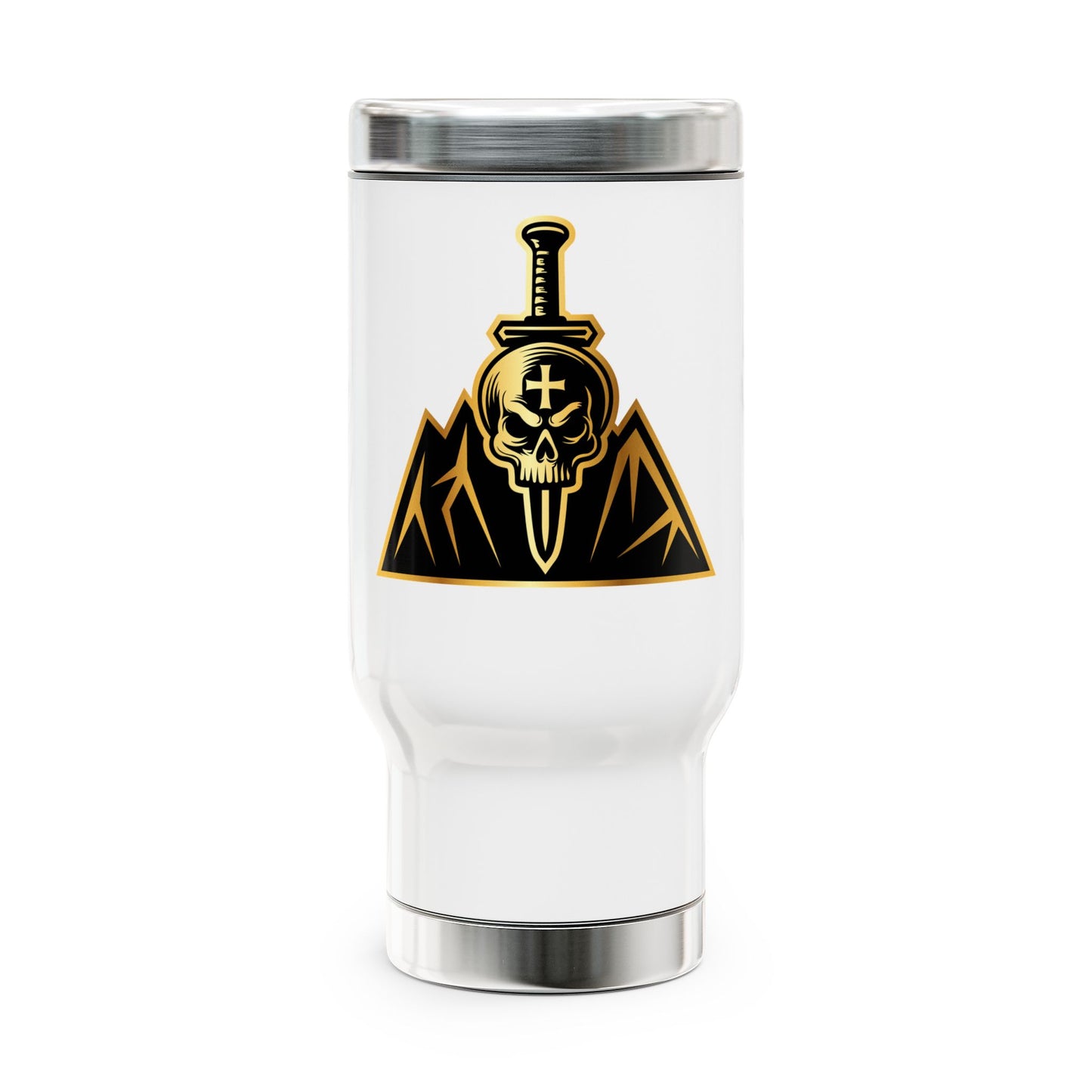 Bastards Stainless Steel Travel Mug with Handle, 14oz