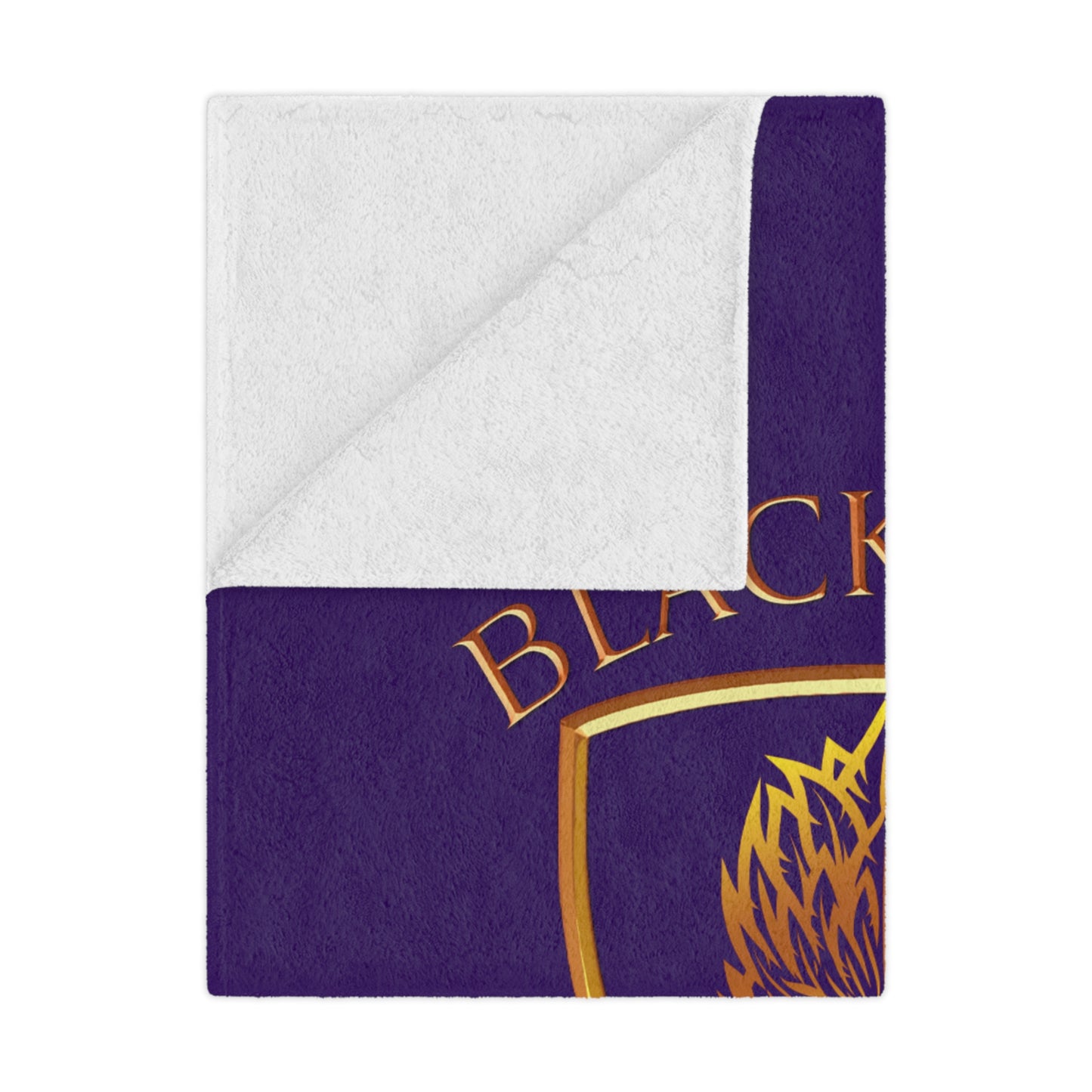 Blackwell Hawks Minky Blanket - Purple