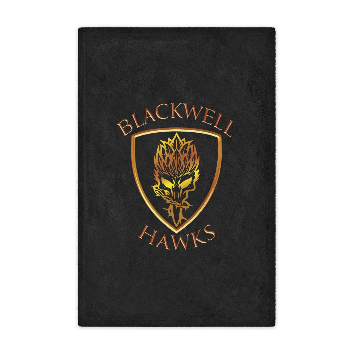 Blackwell Hawks Minky Blanket - Black