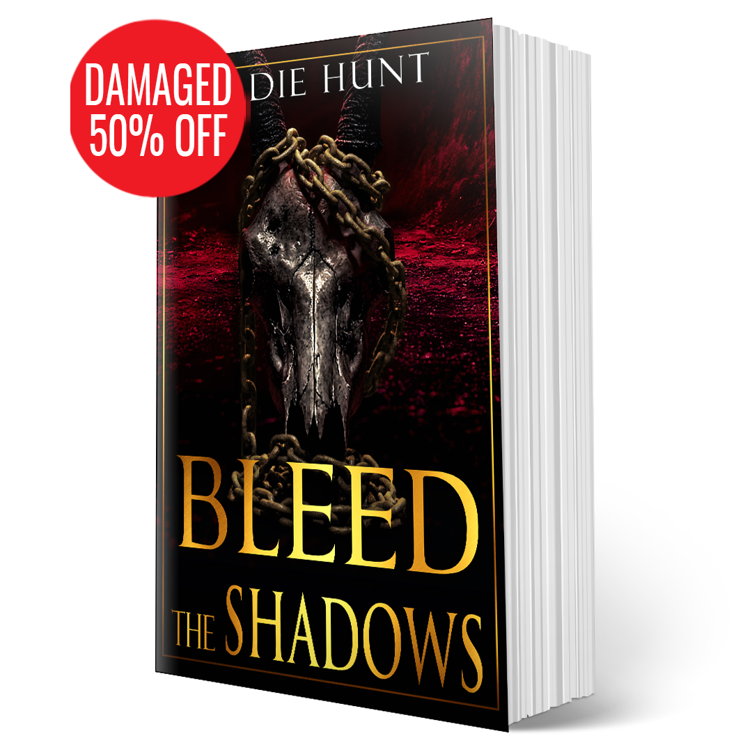 DAMAGED - DISCREET Bleed the Shadows: A Dark New Adult Romance (Blackwell Butchers Book 1) - SIGNED DISCREET PAPERBACK