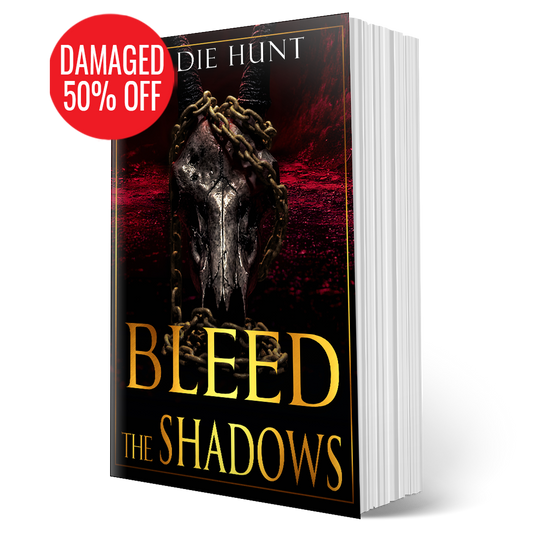 DAMAGED - DISCREET Bleed the Shadows: A Dark New Adult Romance (Blackwell Butchers Book 1) - SIGNED DISCREET PAPERBACK