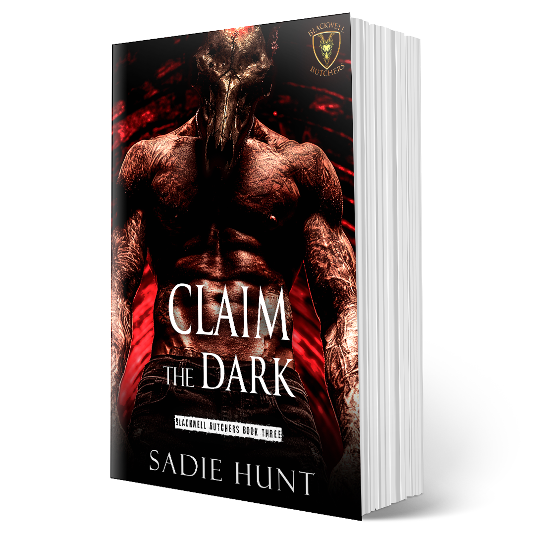 MASKED Claim the Dark: A Dark New Adult Romance (Blackwell Butchers Book 3) - SIGNED MASKED PAPERBACK
