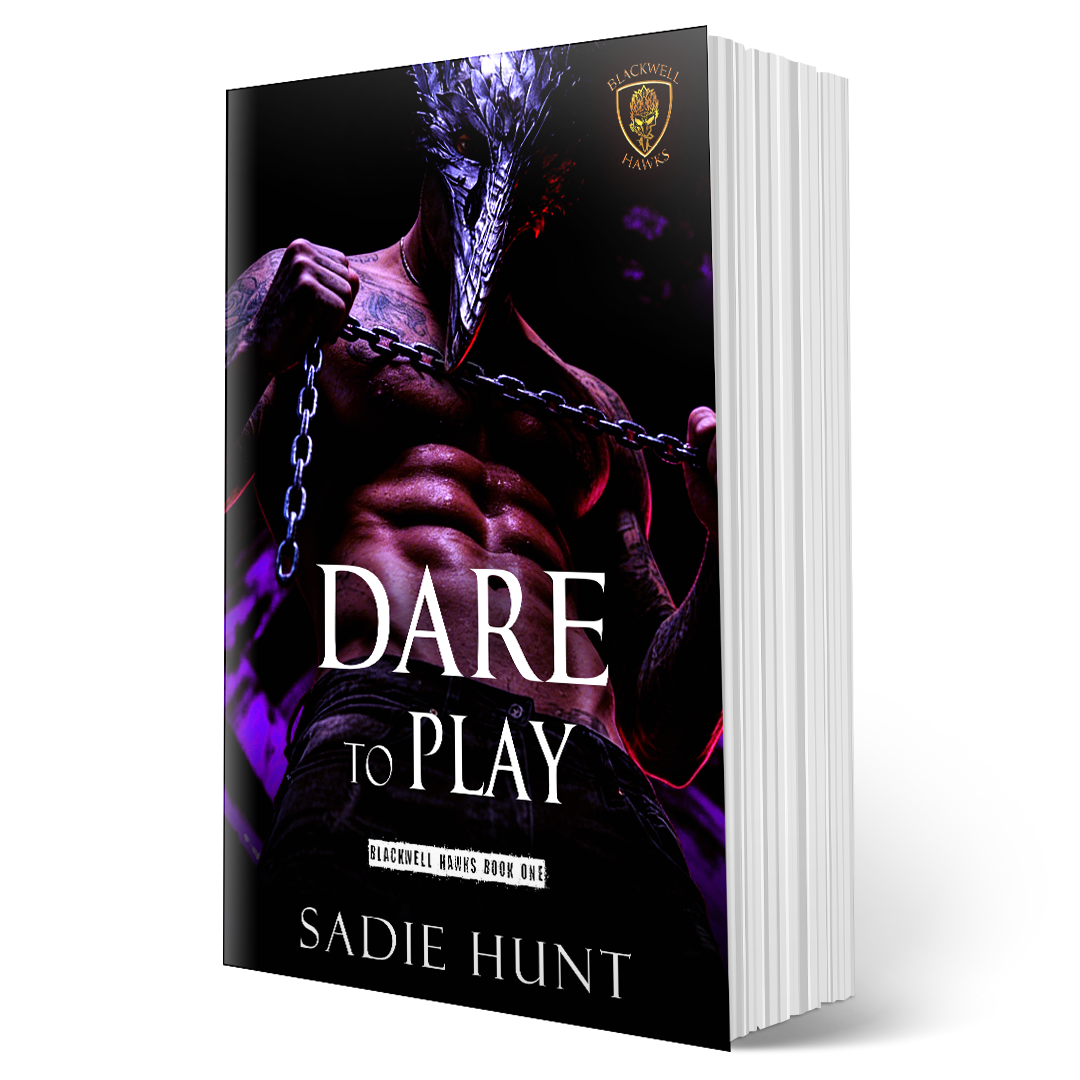 Masked Dare to Play (Blackwell Hawks Book 1) - SIGNED MASKED PAPERBACK