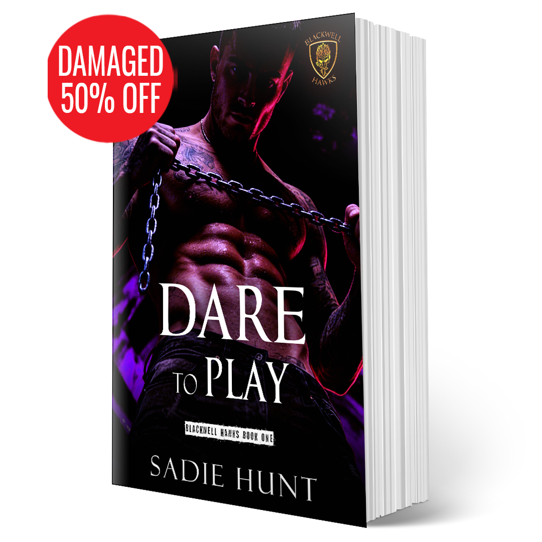 DAMAGED Unmasked Dare to Play (Blackwell Hawks Book 1) - SIGNED UNMASKED PAPERBACK