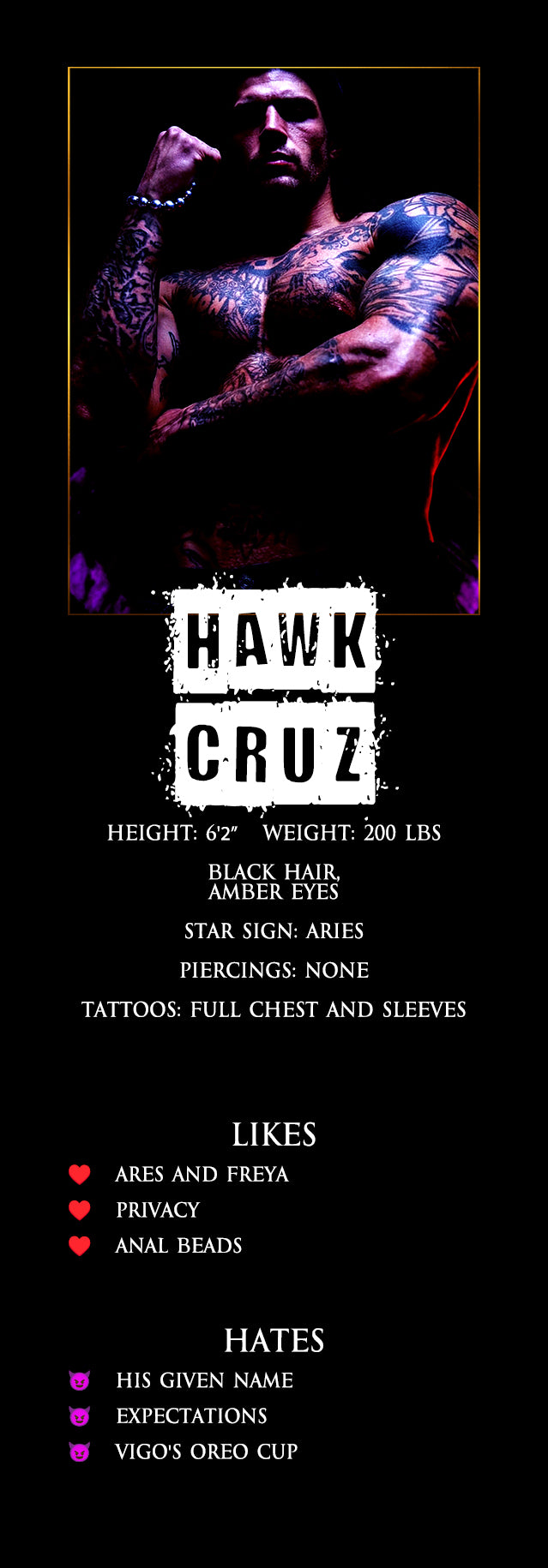 Hawks Bookmarks Set of 3: Jagger, Vigo, and Hawk