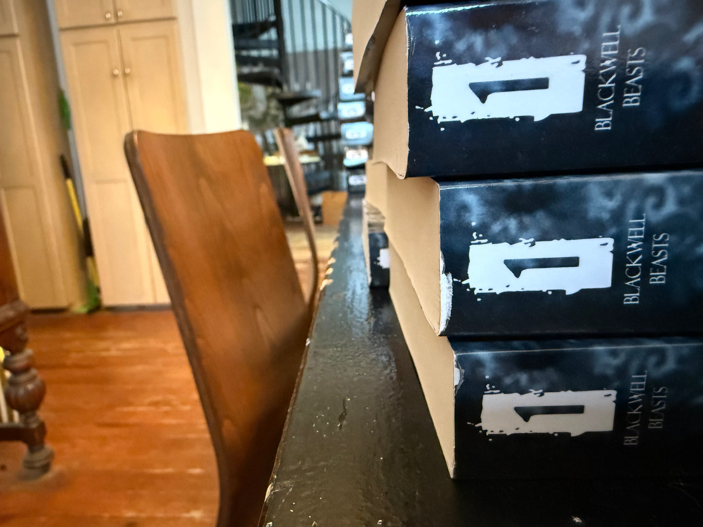 DAMAGED + MIS-SIGNED VARIANTS - Gather the Storm: A Dark New Adult Romance (Blackwell Beasts Book 1) - SIGNED PAPERBACK