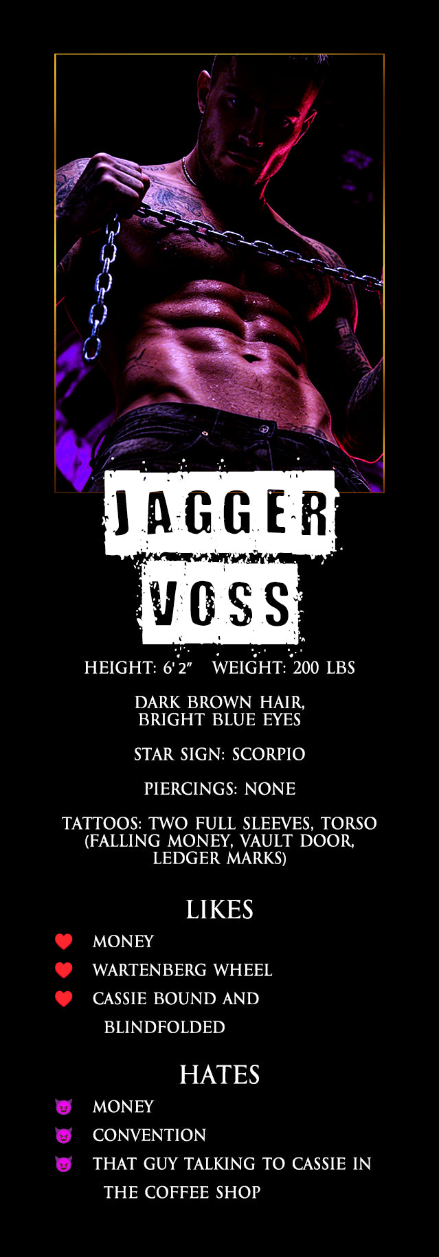 Hawks Bookmarks Set of 3: Jagger, Vigo, and Hawk