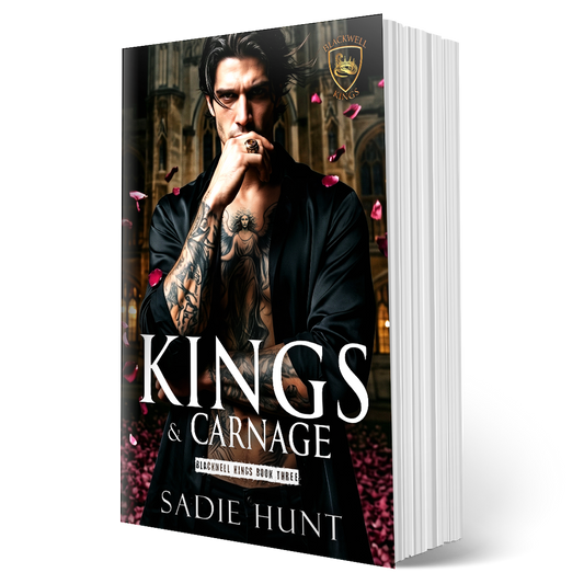 Kings & Carnage: A Dark New Adult College Romance (Blackwell Kings Book 3) - SIGNED PAPERBACK