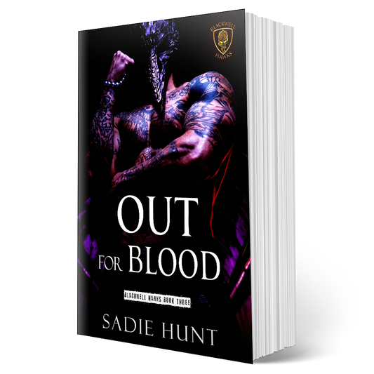 PRE-ORDER Masked Out for Blood (Blackwell Hawks Book 3) - SIGNED MASKED PAPERBACK
