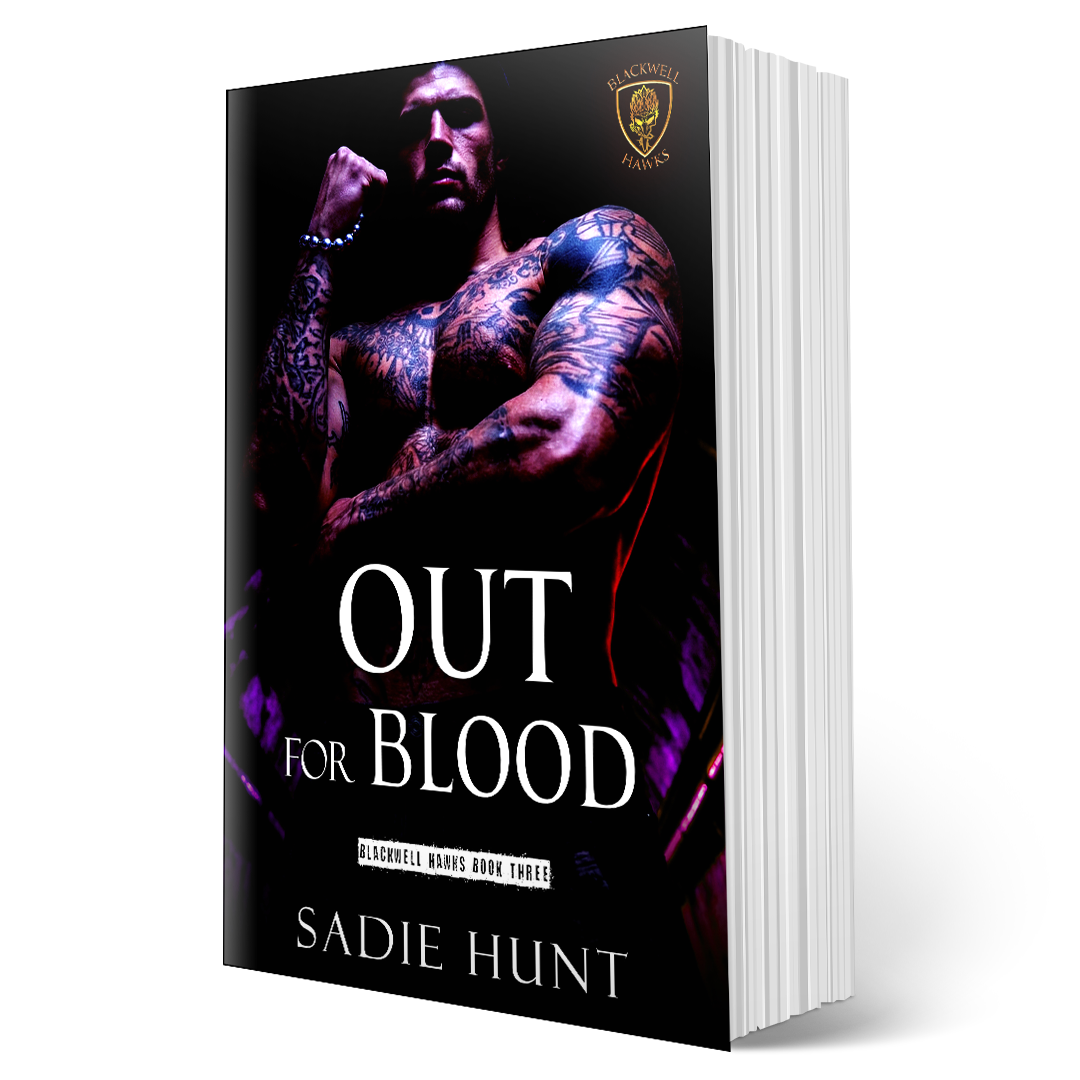 PRE-ORDER Unmasked Out for Blood (Blackwell Hawks Book 3) - SIGNED UNMASKED PAPERBACK