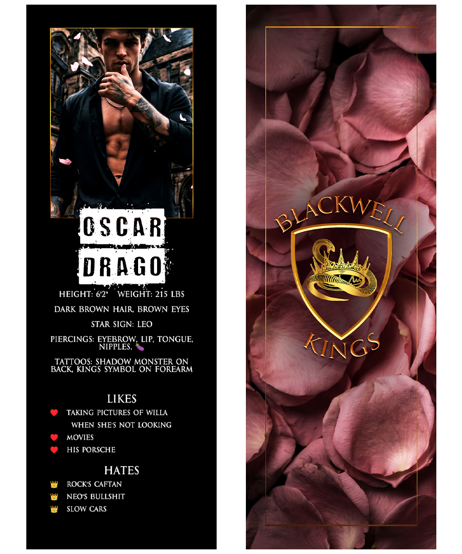 Kings Bookmarks Set of 3: Oscar, Rock, and Neo