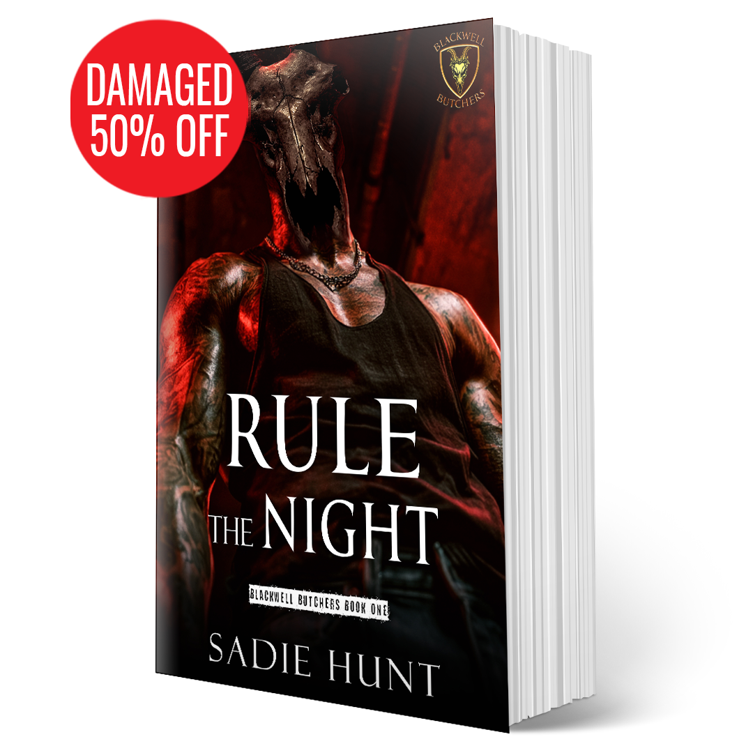 DAMAGED - MASKED Rule the Night: A Dark New Adult Romance (Blackwell Butchers Book 1) - SIGNED MASKED PAPERBACK