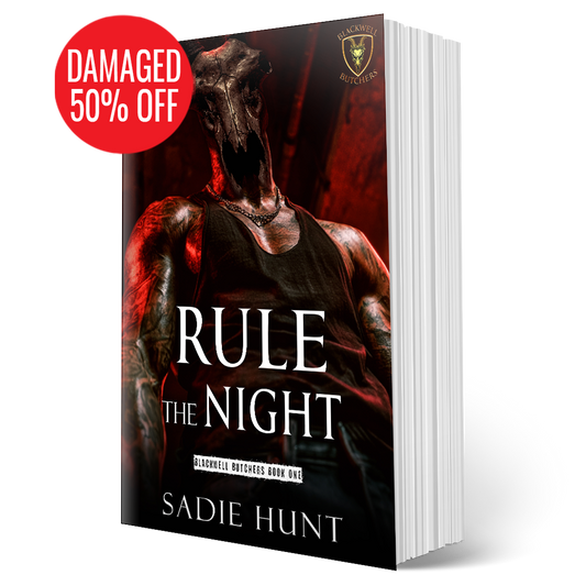 DAMAGED - MASKED Rule the Night: A Dark New Adult Romance (Blackwell Butchers Book 1) - SIGNED MASKED PAPERBACK