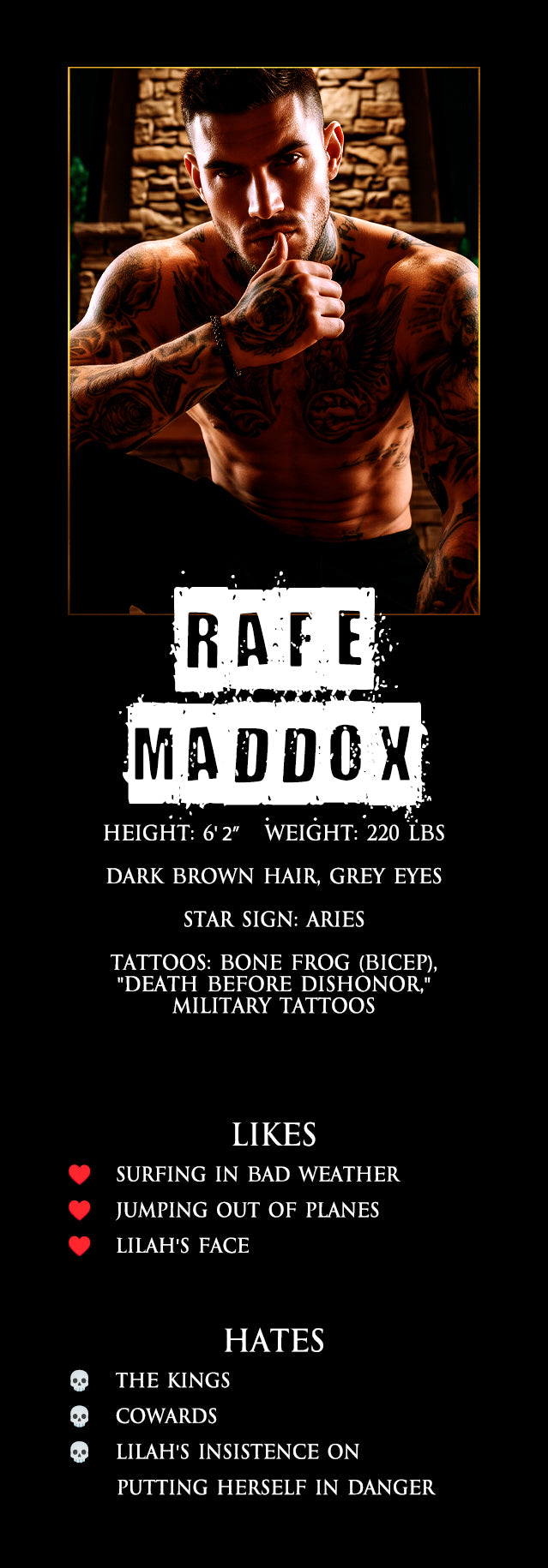 Bastards Bookmarks Set of 3: Nolan, Jude, and Rafe