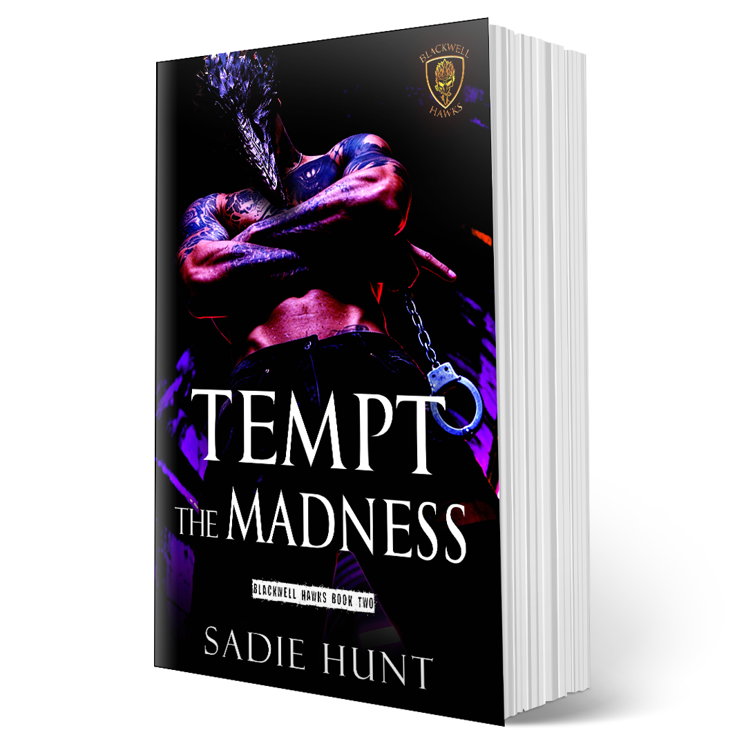Masked Tempt the Madness (Blackwell Hawks Book 2) - SIGNED MASKED PAPERBACK