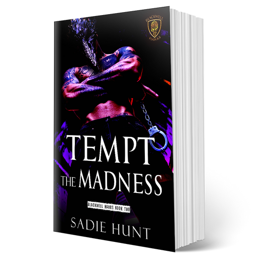 Masked Tempt the Madness (Blackwell Hawks Book 2) - SIGNED MASKED PAPERBACK