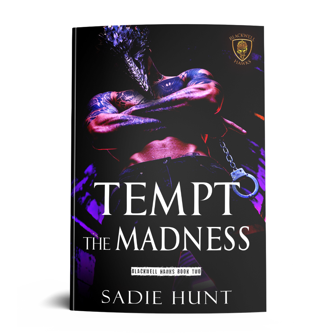 Masked Tempt the Madness (Blackwell Hawks Book 2) - SIGNED MASKED PAPERBACK